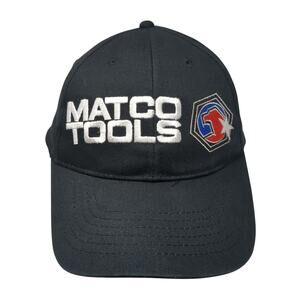 Matco Tools Strapback Baseball Cap Black One Size Adjustable Embroidered